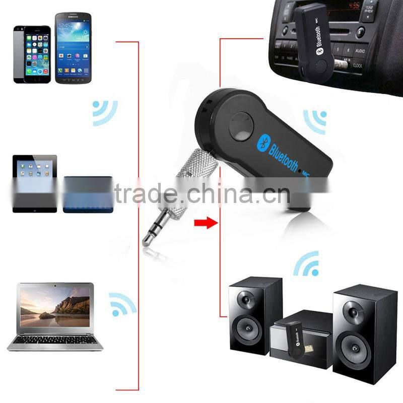 Hot selling micro bluetooth receiver wifi music receiver car bluetooth music receiver audio adapter to car aux / stereo