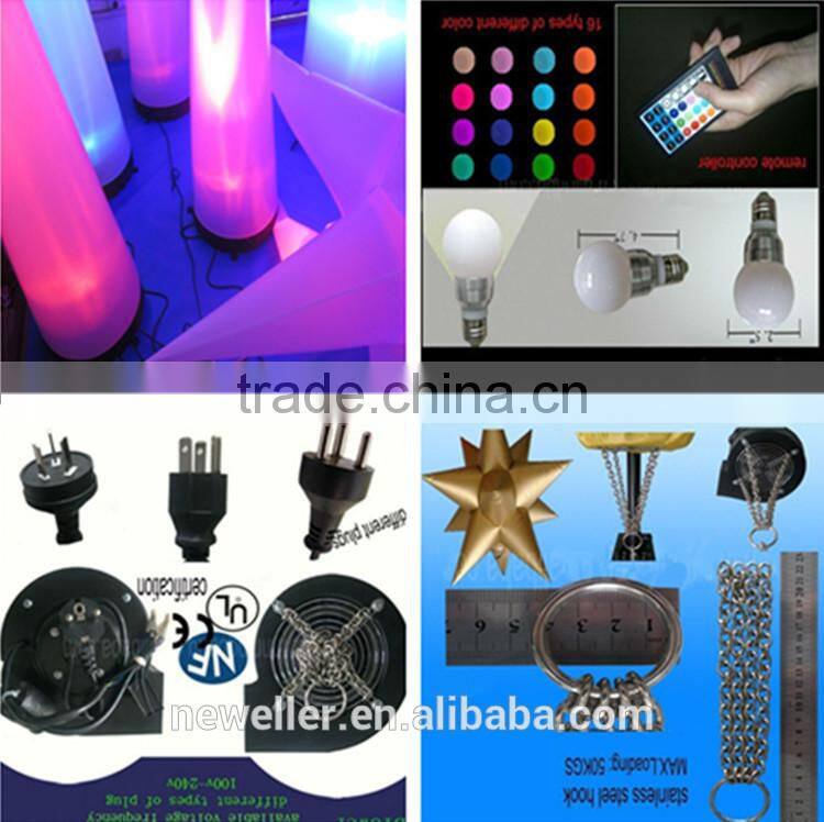 New type wedding decorative led inflatable star For Advertising