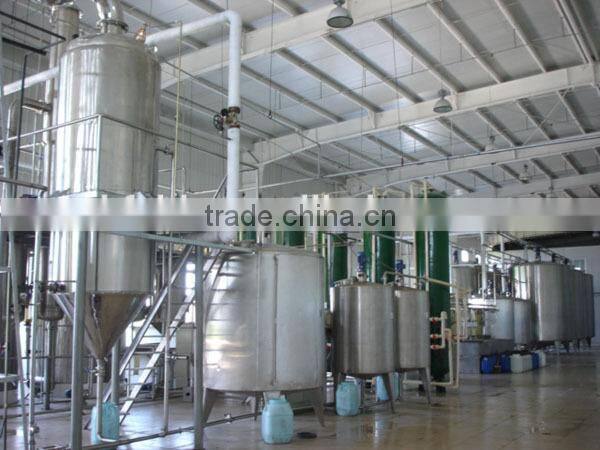 High fructose corn syrup manufacturing plant