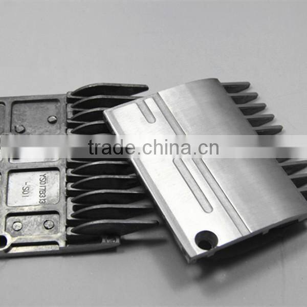 Wholesale hard-wearing aluminium alloy escalator comb plate