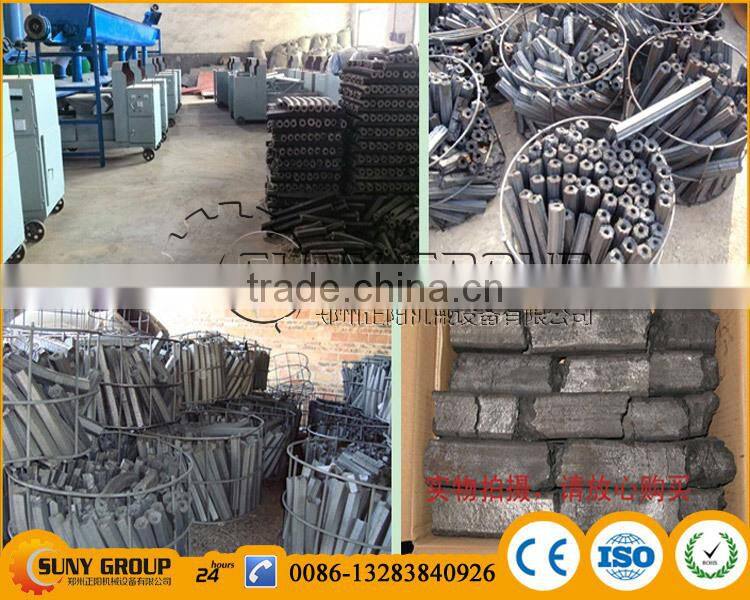 Rice Husk Sawdust Straw Briquette Making Machine Small Capacity Charcoal Briquette Machine