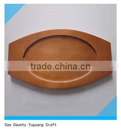 Eco-friendly cheap wooden plates for bowl