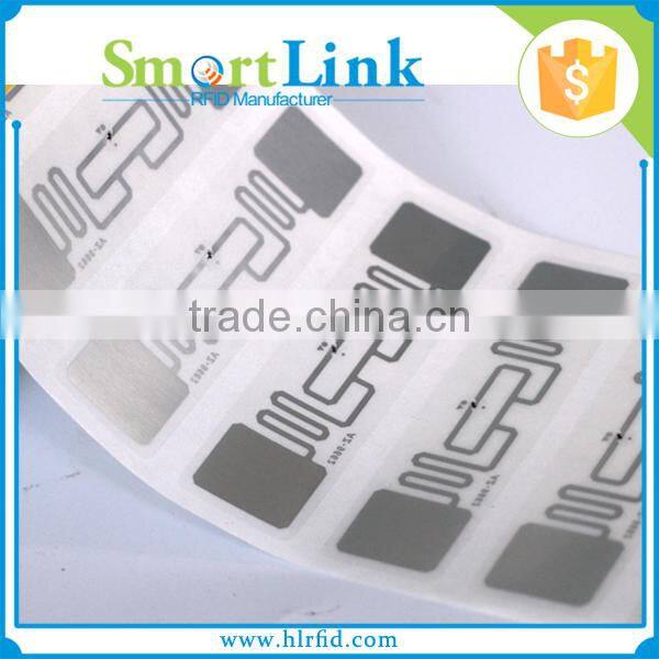 printable logistic UHF RFID label sticker tag, alien 9662 chip dry/wet inlay, rfid passive uhf tag for warehouse management