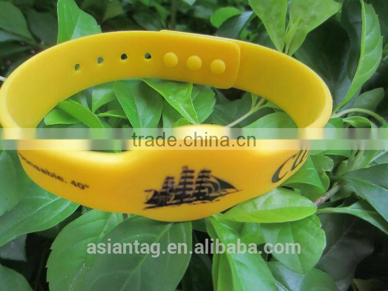 13.56MHz RFID bracelet/silicone wristband for swimming pool