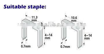 Taiwan Made High Quality Professional Metal Body 2 Ways Staple Gun Tacker W/GS