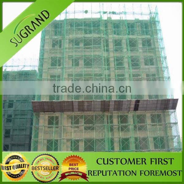 green HDPE material strong soft construction safety fence