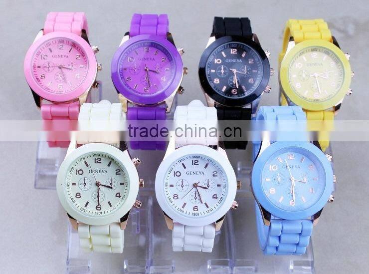 cheapest colourful gift watch , promotion siliconw watches,OEM welcome