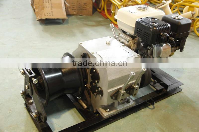 China biggest engine powered winch/cable winch manufacturer
