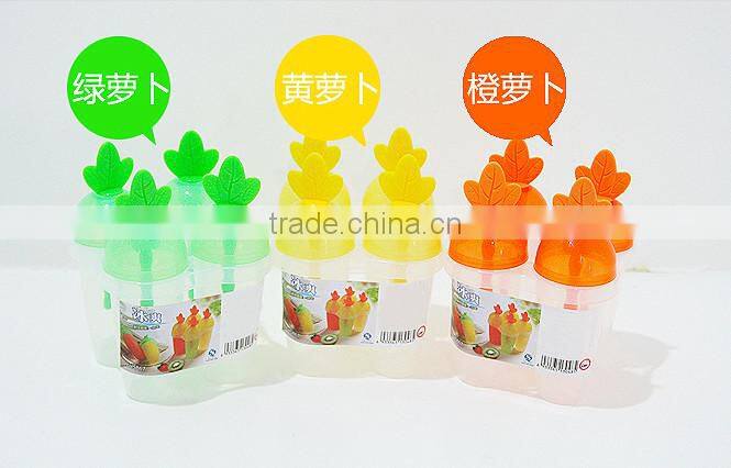 lovely carrot ice lolly Popsicle DIY mould YH5867