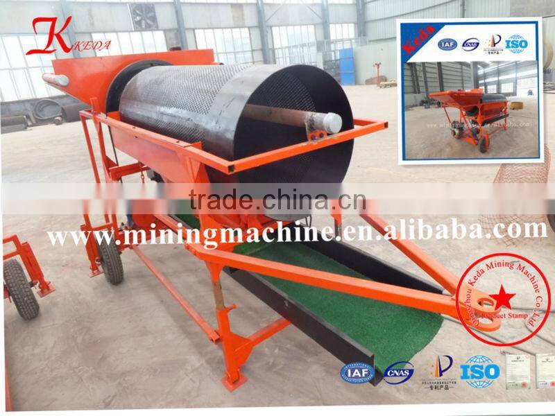 Mini Movable Gold Trommel with CE