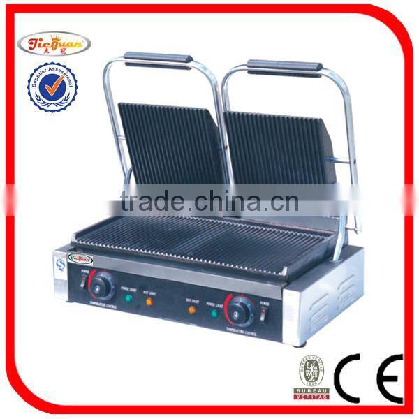 Electric contact grill / panini grill with CE certificate