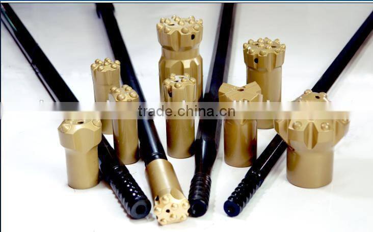 down hole button bit