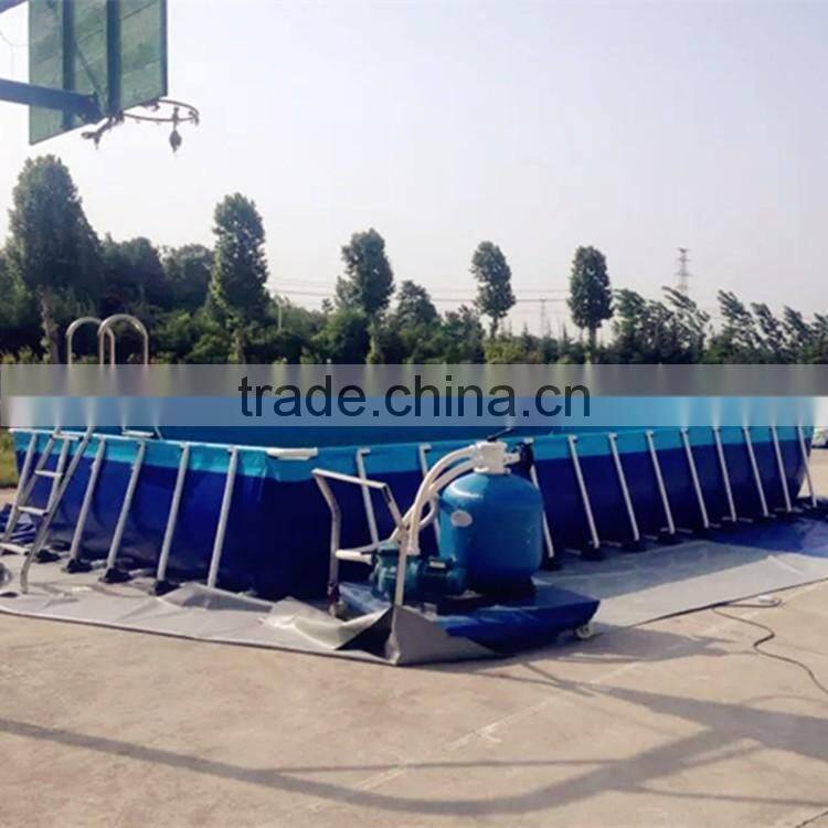 pvc vinyl knitted inflatable fabric for inflatable swimming pools
