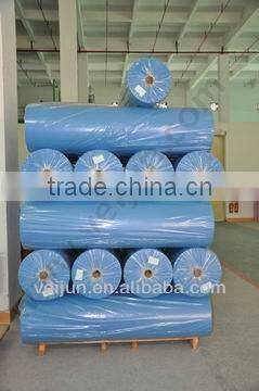 colorful SMS nonwoven fabric/ soft on skin/disposable/easy maneuverability/air permeable/can be sanitized/easy to stitch