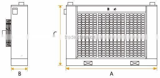 High Quality Korean Industrial Aftercooler(Air - Cooled Type)