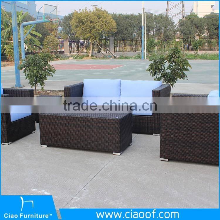 H - 6420-1 high quality leisure garden PE rattan best sofa set