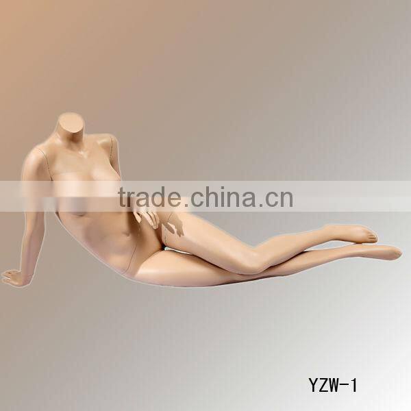 2015 factory price headless female mannequin,realistic silicone female mannequin