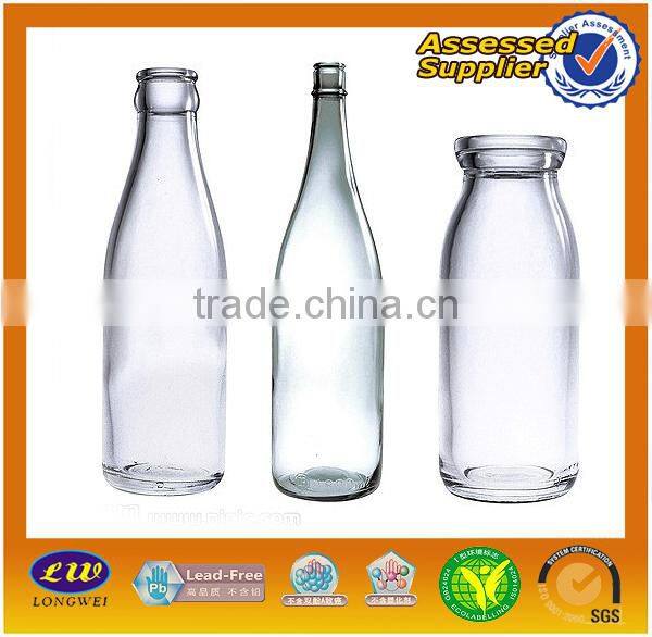 Wholesale Food Safety 350ml Glass Ketchup Bottle