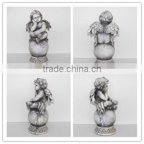 Lifelike angel garden statue