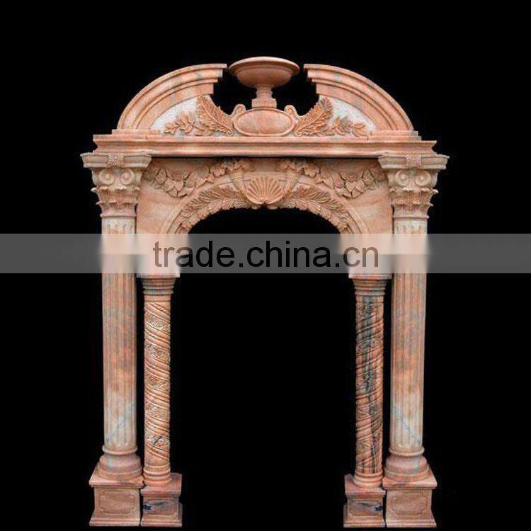 Marble Door Frame with Figure Design