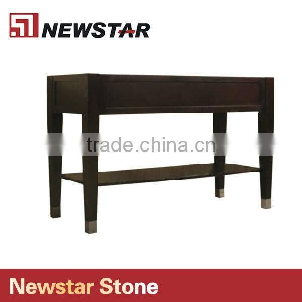 Hotel functional Vanity Base with Solid Wood Legs