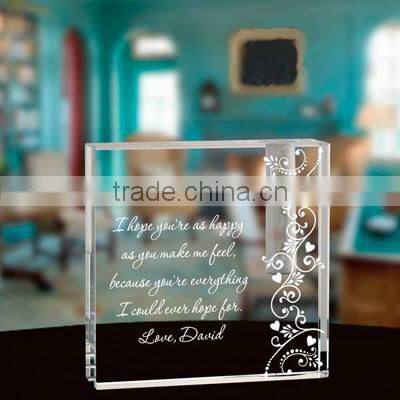 2016 elegent K9 crystal rose with beauty vase for wedding favors or home decoration