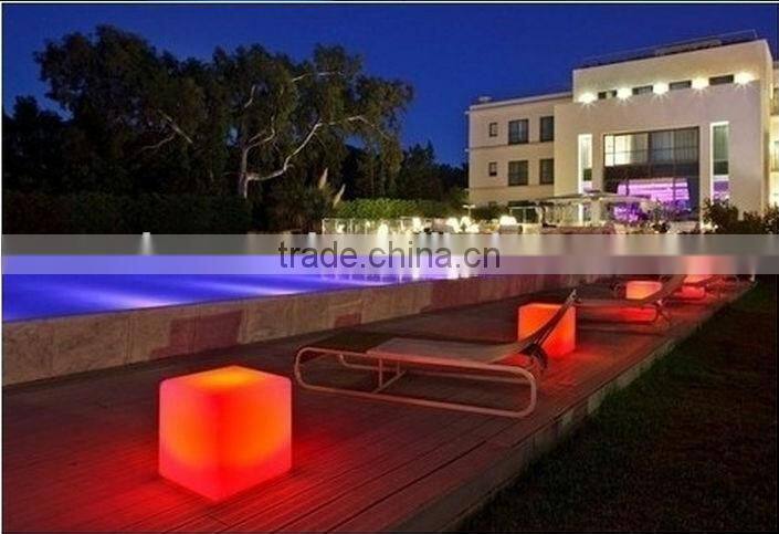 luminous decorative led lighting cube