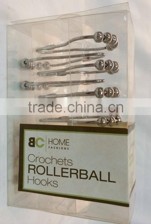 Shower Curtain Rings/Hook Hangers on Bath Rod & Curtains
