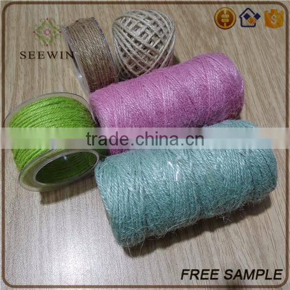 2016 wholesale natural jute flower packing