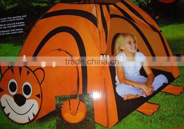 Cute animal printing baby play tent house kids animal playing tent