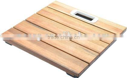 High Precision Wooden Bathroom Body Scale