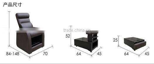 Electrical foot massage sofa chair Salon furniture using sofa chair TKN-3H1011