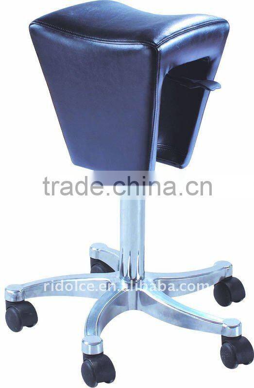 Potable movable Ottoman stool hydraulic chair with wheels used salon furniture F-9030