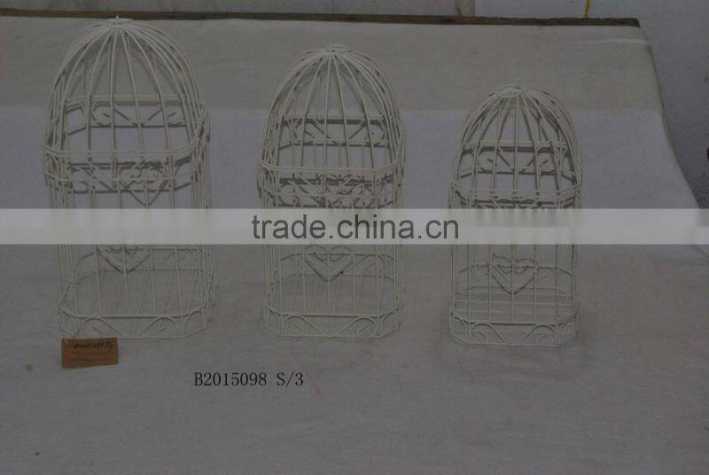 Big white birdcage