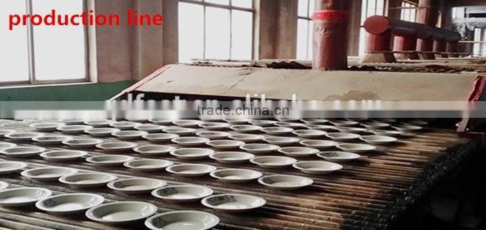 Ceramic porcelain round pizza plate coupe shape plate