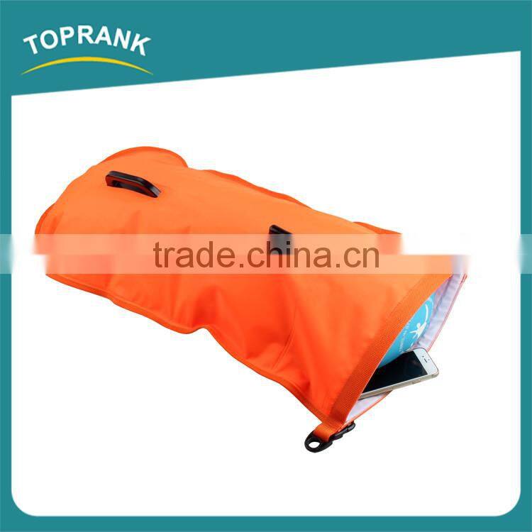 Multifunction foldable bags swimming buoy PVC inflatable mobile phone waterproof bag