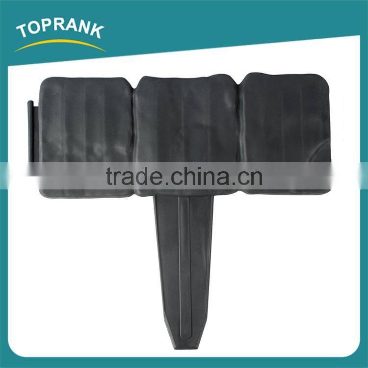 New design 10pcs easily assembled portable garden plastic lawn edging