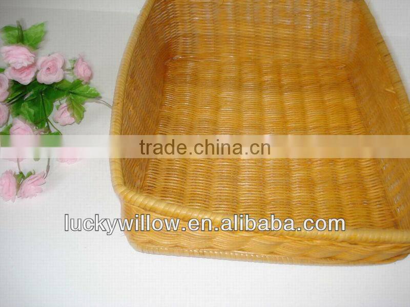wicker basket&tray for exhibition services /shopwindow (manufacture)