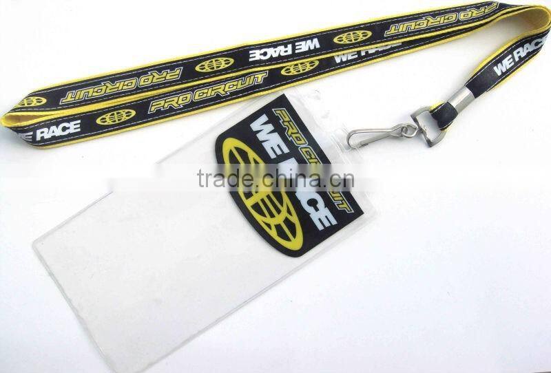 School meeting neck lanyard with detachable buckle