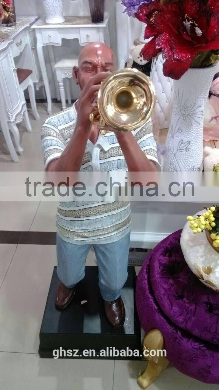 Guo hao hot sale custom jazz bank concrete statue molds for sale