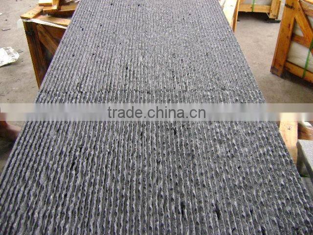 Black Stone Tiles Line Chiseled Black Basalt Stone,Basalt Wall Tiles