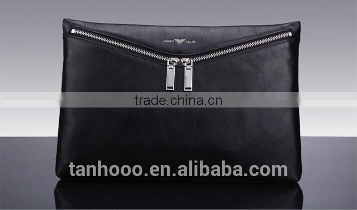 leather handbags Business man handbag soft leather men's handbag