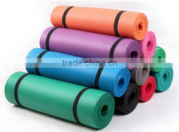 Enviromental washable bottom price nbr plank yoga mat