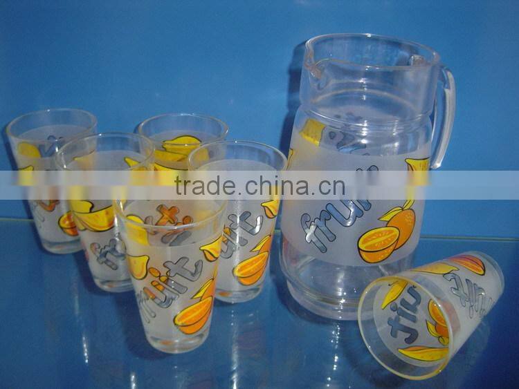 Hot Summer Glass Wine Bottle Set Of Lower Price And Vivid Impression