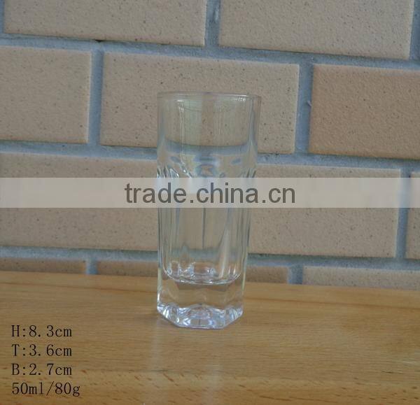 crystal shot glass cup