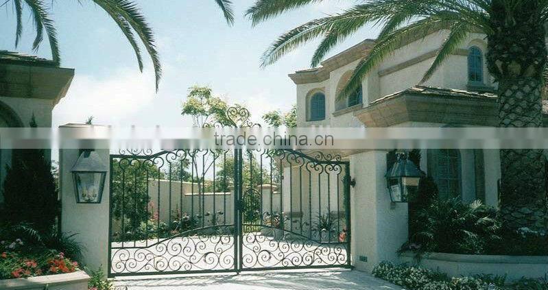 Bisini galvanized steel double entry gate (BG90234)