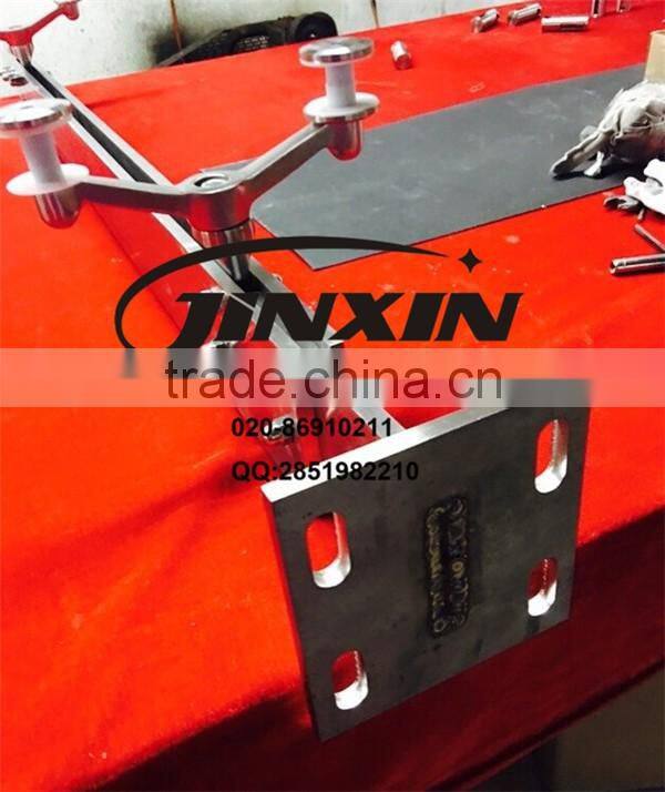 JINXIN tempered glass fence panels stair railing cost 12mm clear tempered glass railing