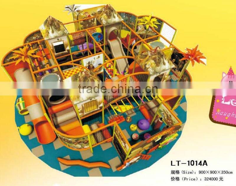 2013 HAPPY CASTLE!!!CHILDRENS INDOOR SOFT PLAYGROUND LT-1014A