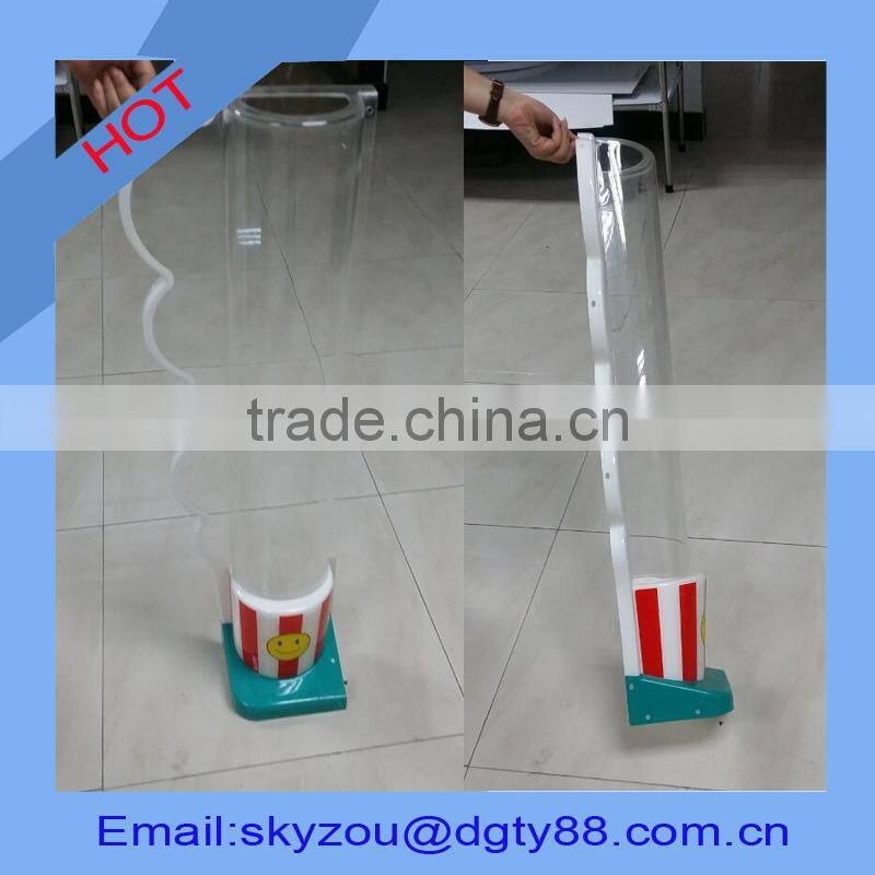 oem factory thermoforming vacuum form thick clear display stand for for children goods