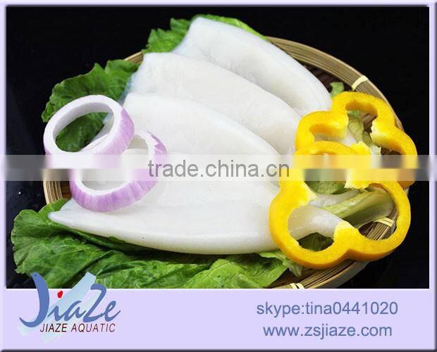 frozen squid tube - clean tube